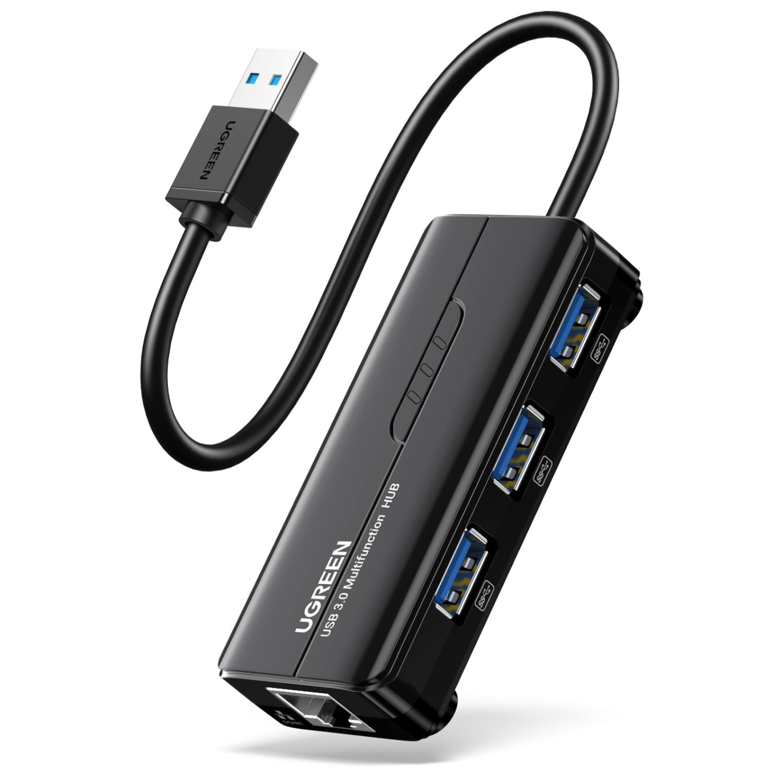UGREEN USB-A Male To Ethernet Aadptor + 3 Ports USB HUB