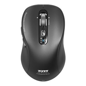 Port Mouse Expert Rechargable BT & RF Black 3 Year Warranty