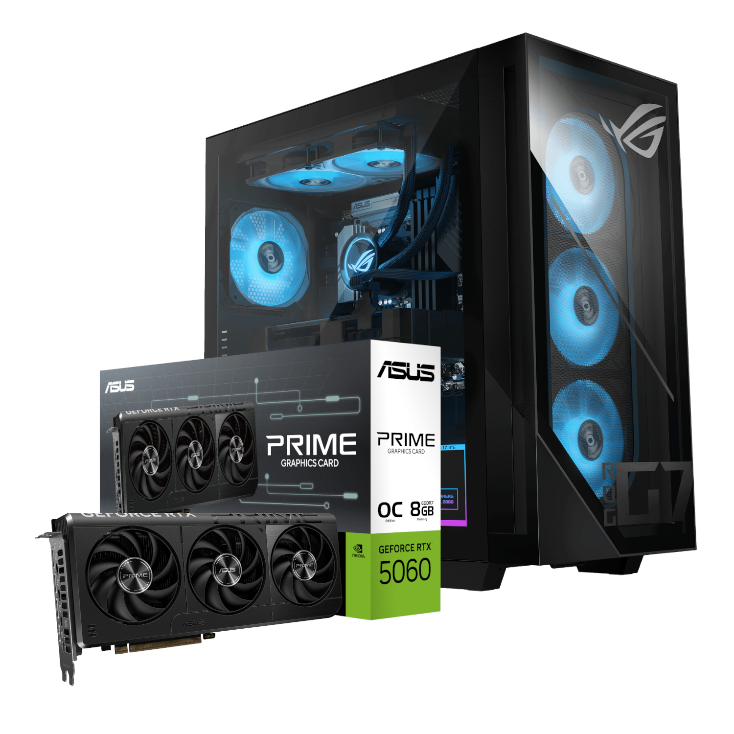 ASUS ROG G700 (2025) | Intel® Core™ Ultra 5 | 16GB DDR5 U-DIMM | 1TB M.2 2280 NVMe™ PCIe® 4.0 SSD | ASUS GF RTX 5060 Prime Graphics | Windows 11 Home PC