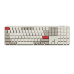 Keychron B6 Pro Ultra-Slim 100% Wireless Keyboard - Retro Red