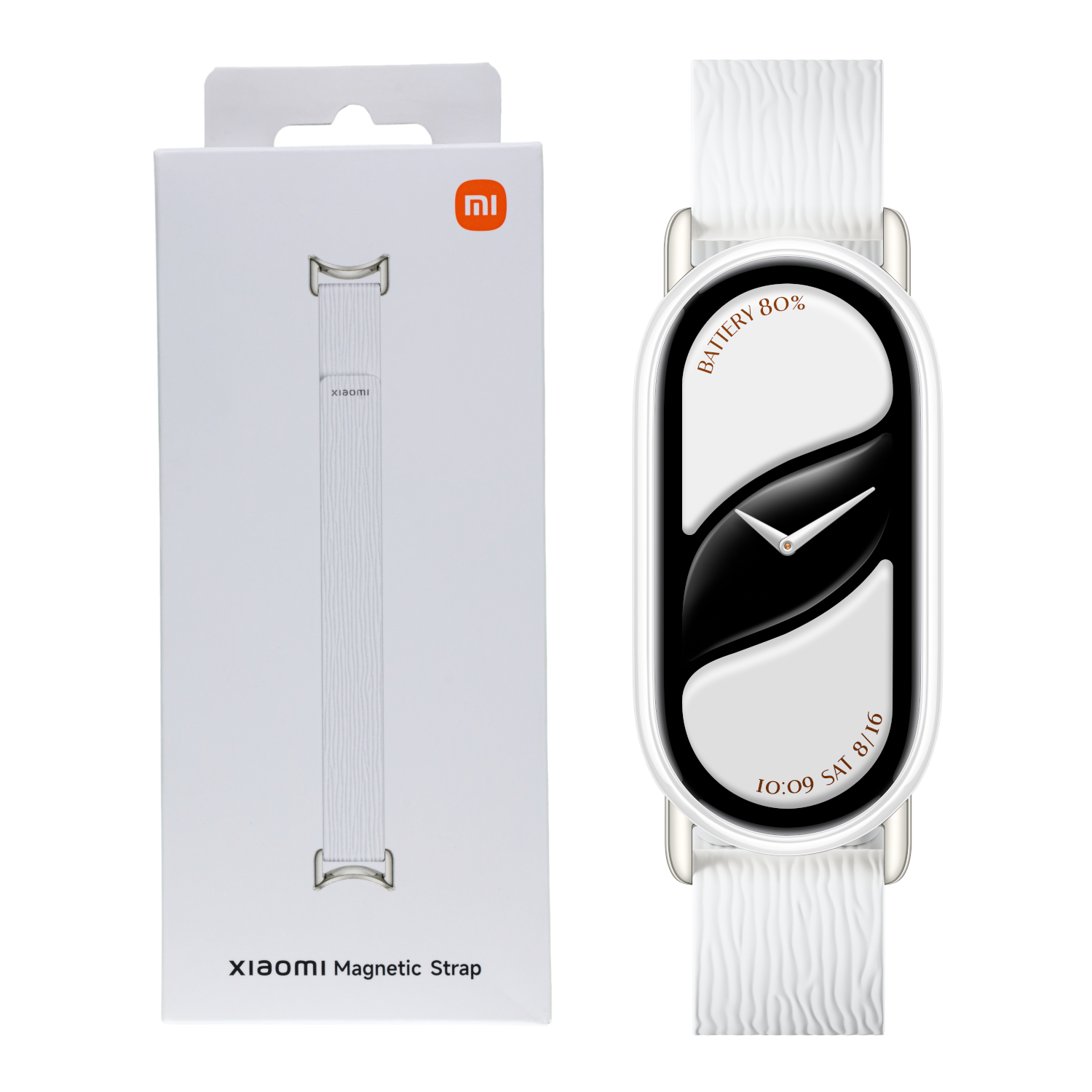 Xiaomi Smart Band 10 Magnetic Strap - Glacier White