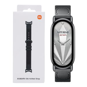 Xiaomi Smart Band 10 Silk Knitted Strap - Ebony Black