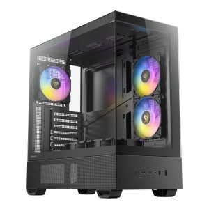 Antec CX705 ARGB ATX | Micro-ATX | ITX ARGB Mid-Tower Gaming Chassis Type-C - Black
