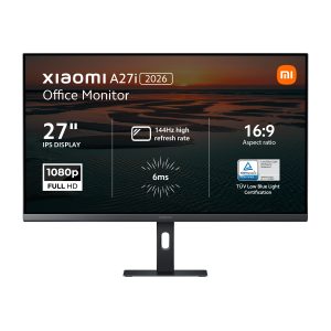 Xiaomi A27i 2026 27" 1080p IPS 144HzMonitor (144Hz, 6ms, 16:9, HDMI2.0/DP1.4, Audio & VESA Mount)