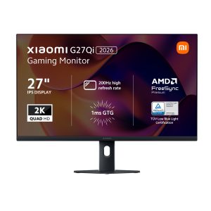 Xiaomi G27Qi 27" 2026 2K 1440p IPS Gaming Monitor (200Hz, 1ms,16:9, HDMI2.0/DP1.4, Audio, FreeSync Premium)