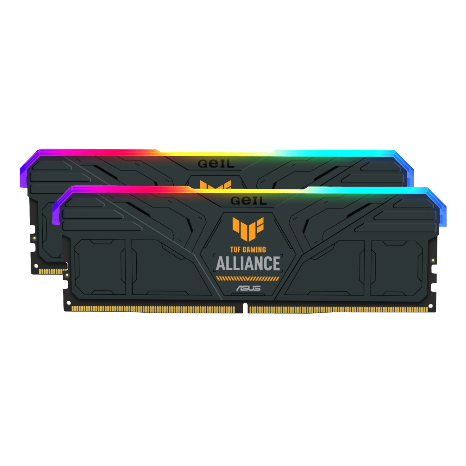 Geil Gemini TUF RGB 32GB KIT(2X16GB) 6000MHz DDR5 Desktop Gaming Memory - Grey