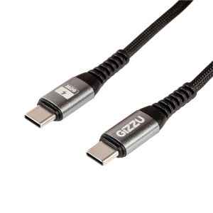 Gizzu Type-C to Type-C 480Mps 60W Cable 1M Poly