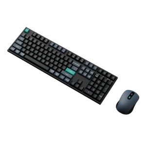 Keychron B36 100% Layout Keyboard and BM25 Mouse Wireless Combo - Black Green