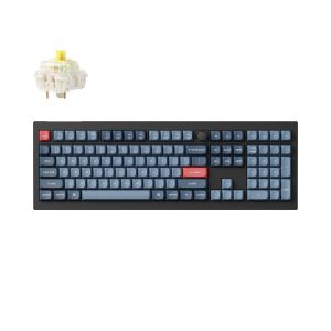 Keychron V6 Max QMK/VIA 100% 1K Banana Switch Hot-Swap Gateron Jupiter RGB Wireless Custom Mechanical Keyboard