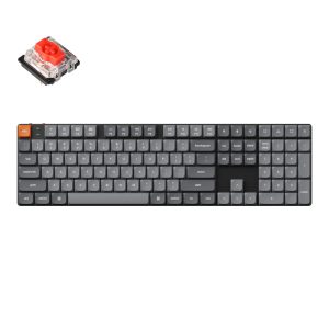 Keychron K5 Max QMK/VIA100% Red Hot-Swap RGB Low Profile Wireless Custom Mechanical Keyboard