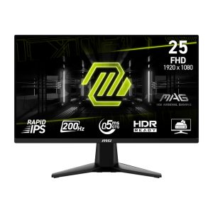 MSI MAG 255F X24 Gaming Monitor 1920x1080 (HD) Rapid IPS 0.5ms 200Hz Adapative Sync
