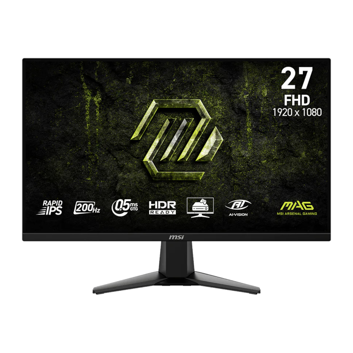MSI MAG 275F E20 Gaming Monitor 1920x1080 (HD) Rapid IPS 0.5ms 200Hz Adapative Sync