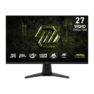 MSI MAG 275QF E20 Gaming Monitor 2560x1440 (WQHD) Rapid IPS 0.5ms 200Hz Adapative Sync