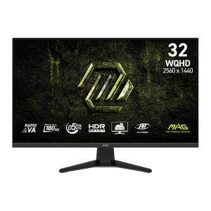 MSI MAG 325QF E18V Gaming Monitor 2560x1440 (WQHD) Rapid VA 0.5ms 180Hz Adapative Sync