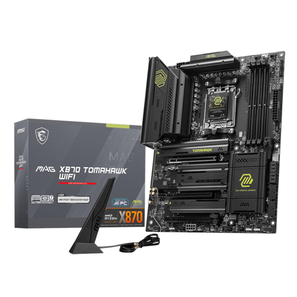 MSI MAG X870 TOMAHAWK WIFI AMD AM5 ATX Gaming Motherboard