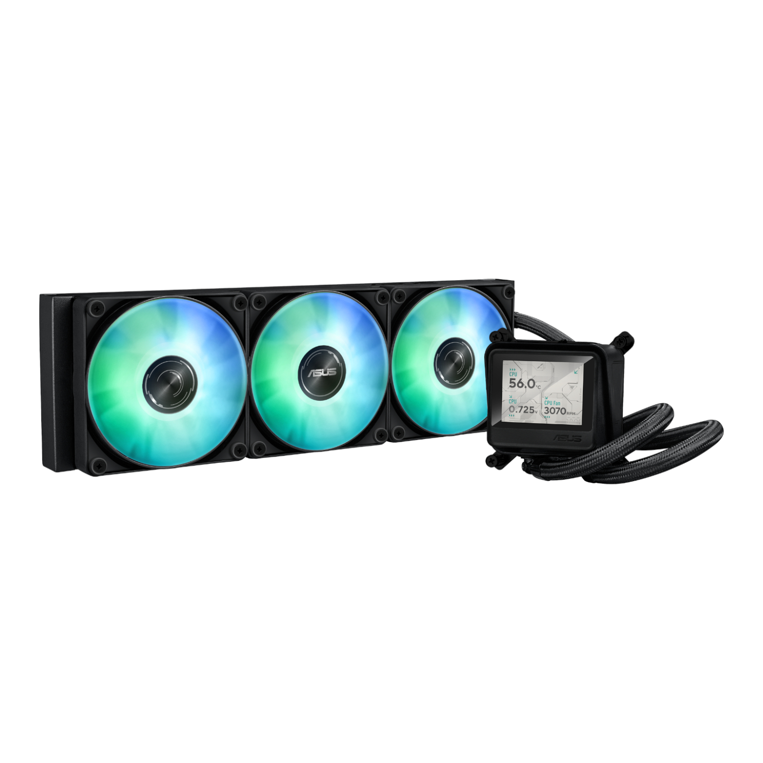 ASUS MAX GAMING 360MM LCD ARGB AIO Liquid CPU Cooler