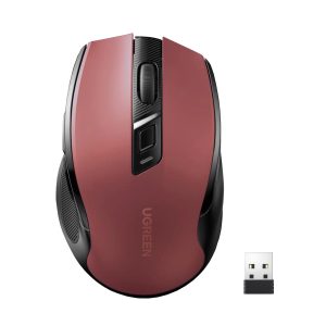 UGREEN Ergonomic Wireless Mouse (2.4G) - Red