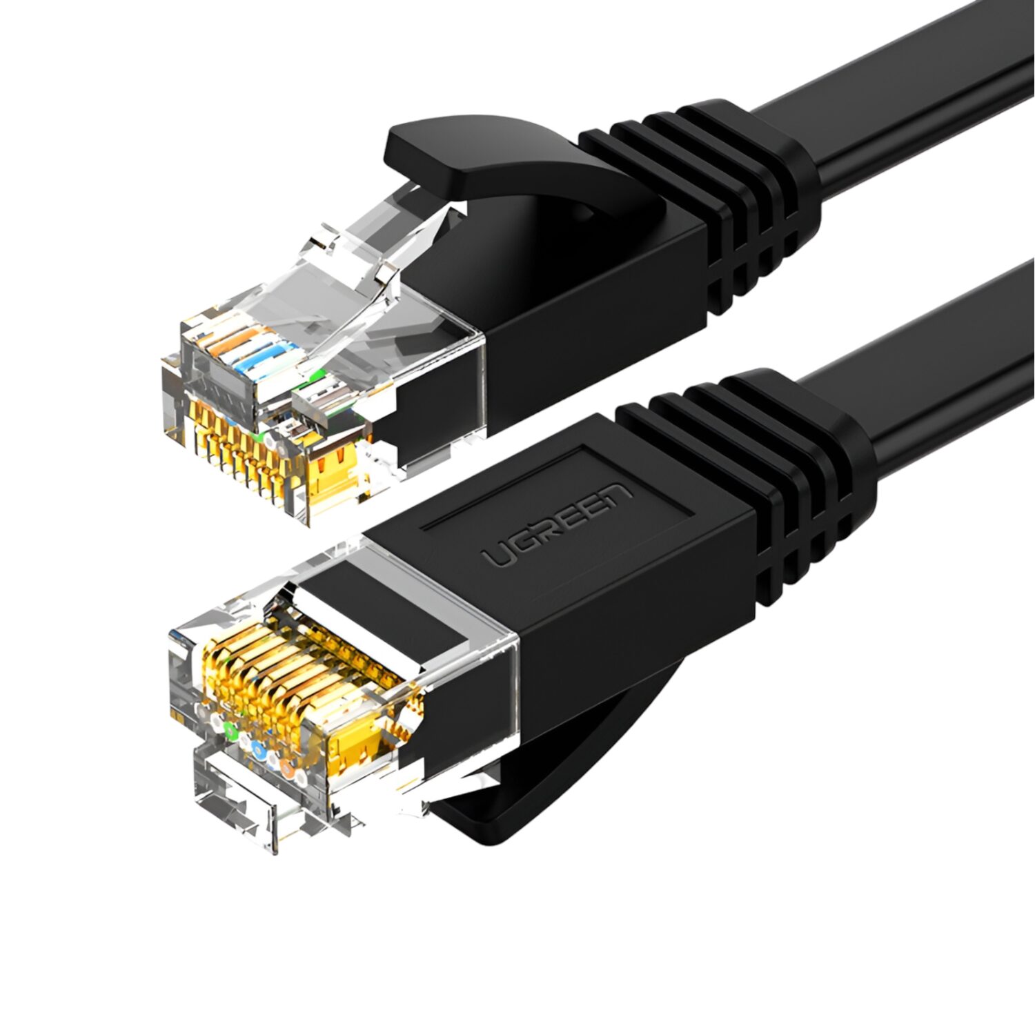 UGREEN Cat 6 U/UTP Lan Flat Cable 8m (Black)