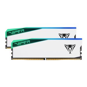 Patriot Viper Elite 5 32GB(2x16GB) 6000MHz DDR5 Desktop Gaming Memory White RGB