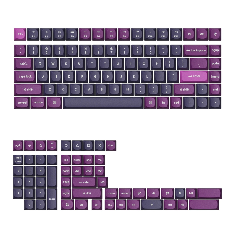 Keychron Double Shot OSA PBT Full Keycap Set - Purple
