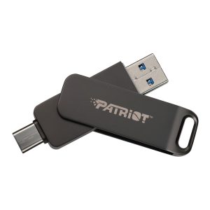 Patriot RAGE R550 128GB USB 3.2 GEN 1 Swing Type-A+C Dark Shadow