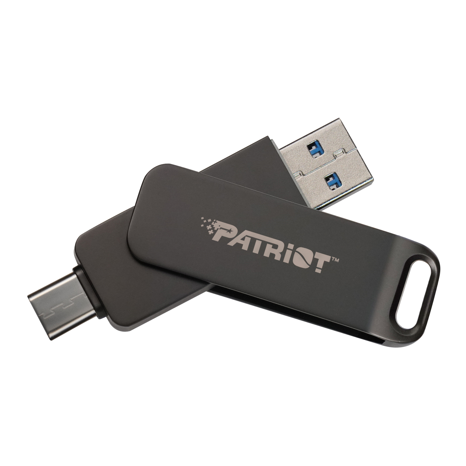 Patriot RAGE R550 64GB USB 3.2 GEN 1 Swing Type-A+C Dark Shadow