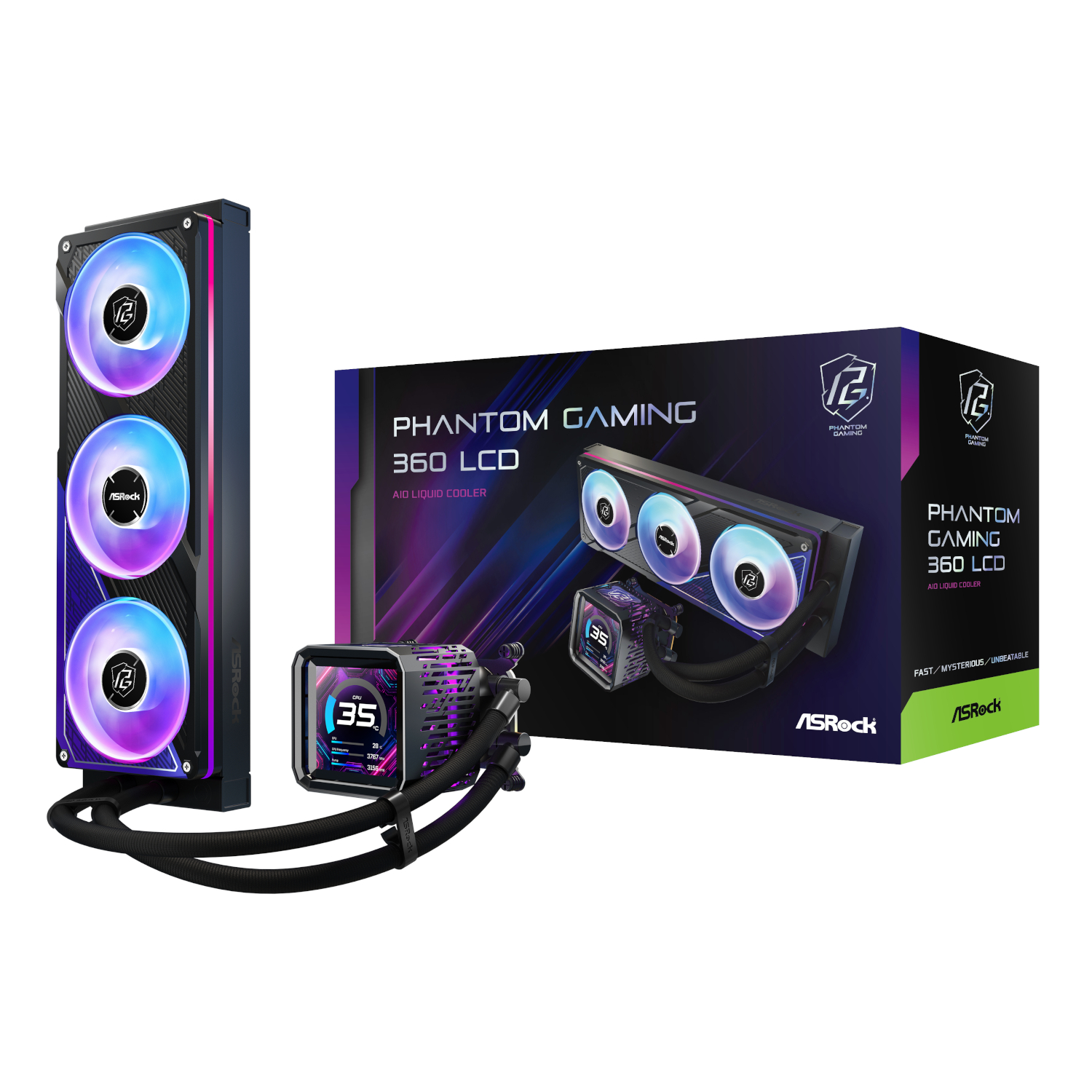 ASRock PG 360 LCD ARGB AIO BLK