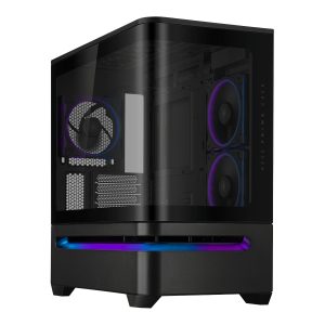 ASUS PRIME AP202 Micro-ATX Gaming Chassis - Black