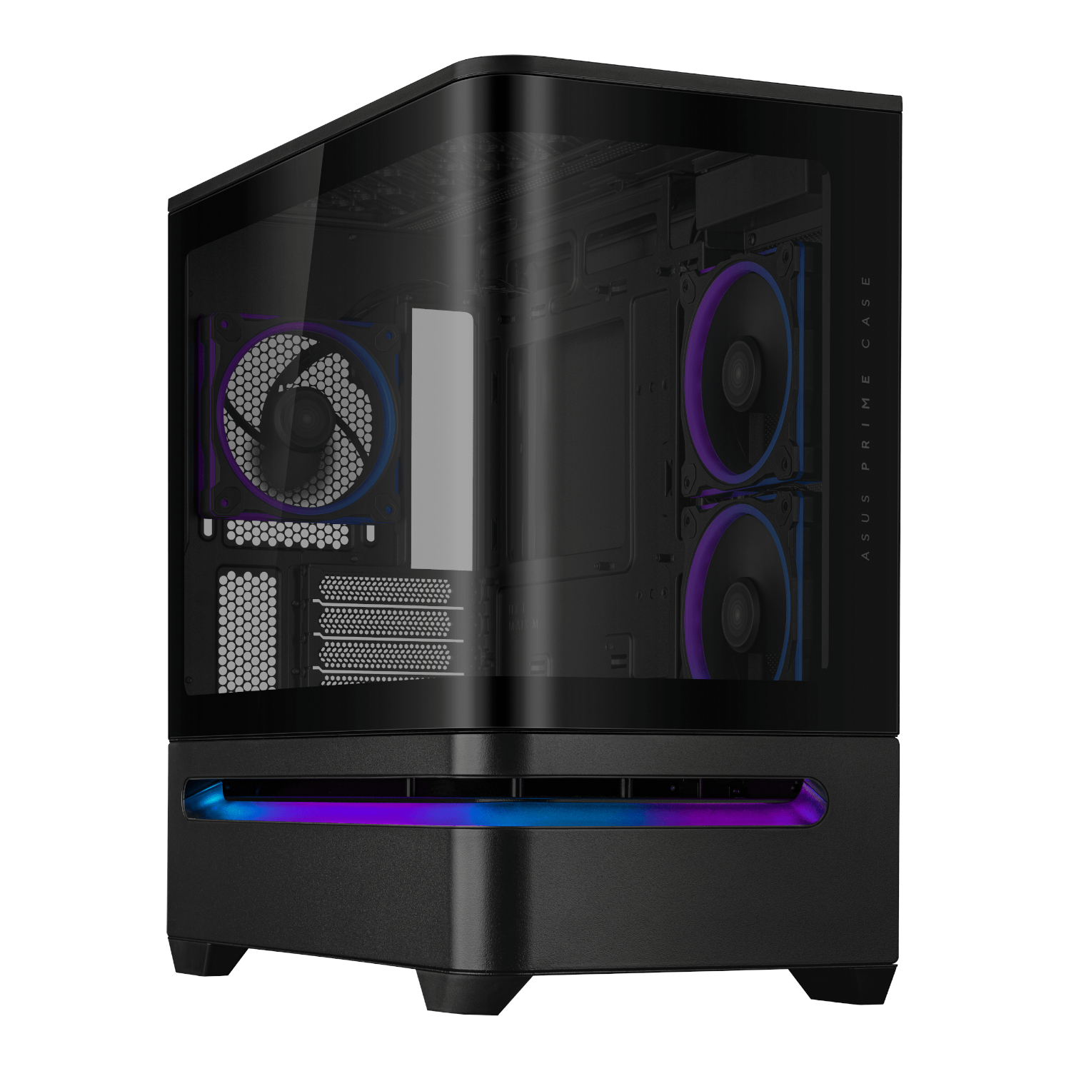 ASUS PRIME AP202 Micro-ATX Gaming Chassis - Black