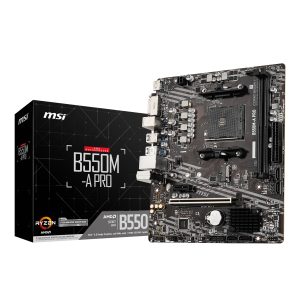 MSI PRO B550M-A PRO AMD AM4 MATX Gaming Motherboard
