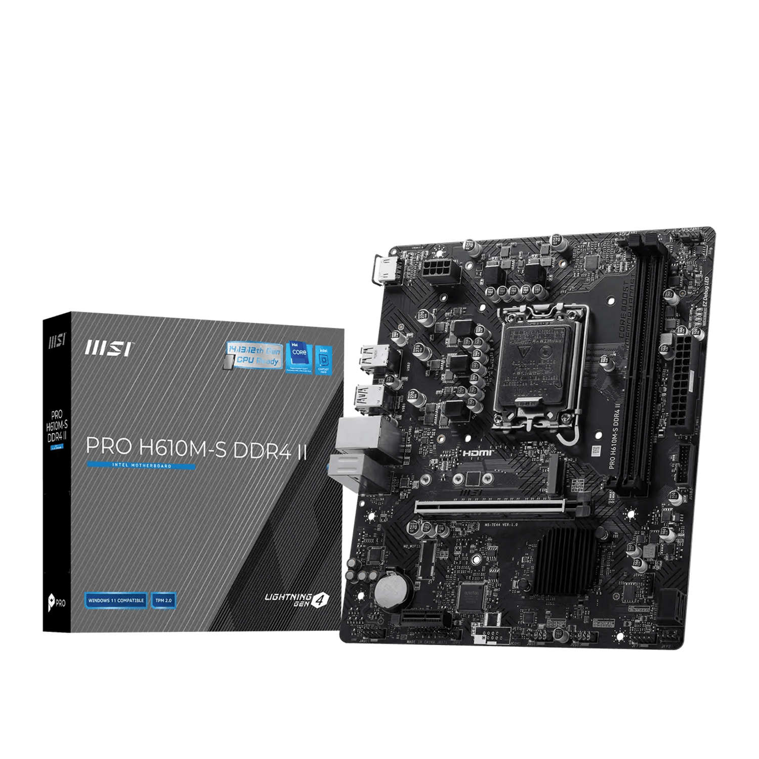 MSI H610M-S II PRO Intel LGA1700 M-ATX Motherboard