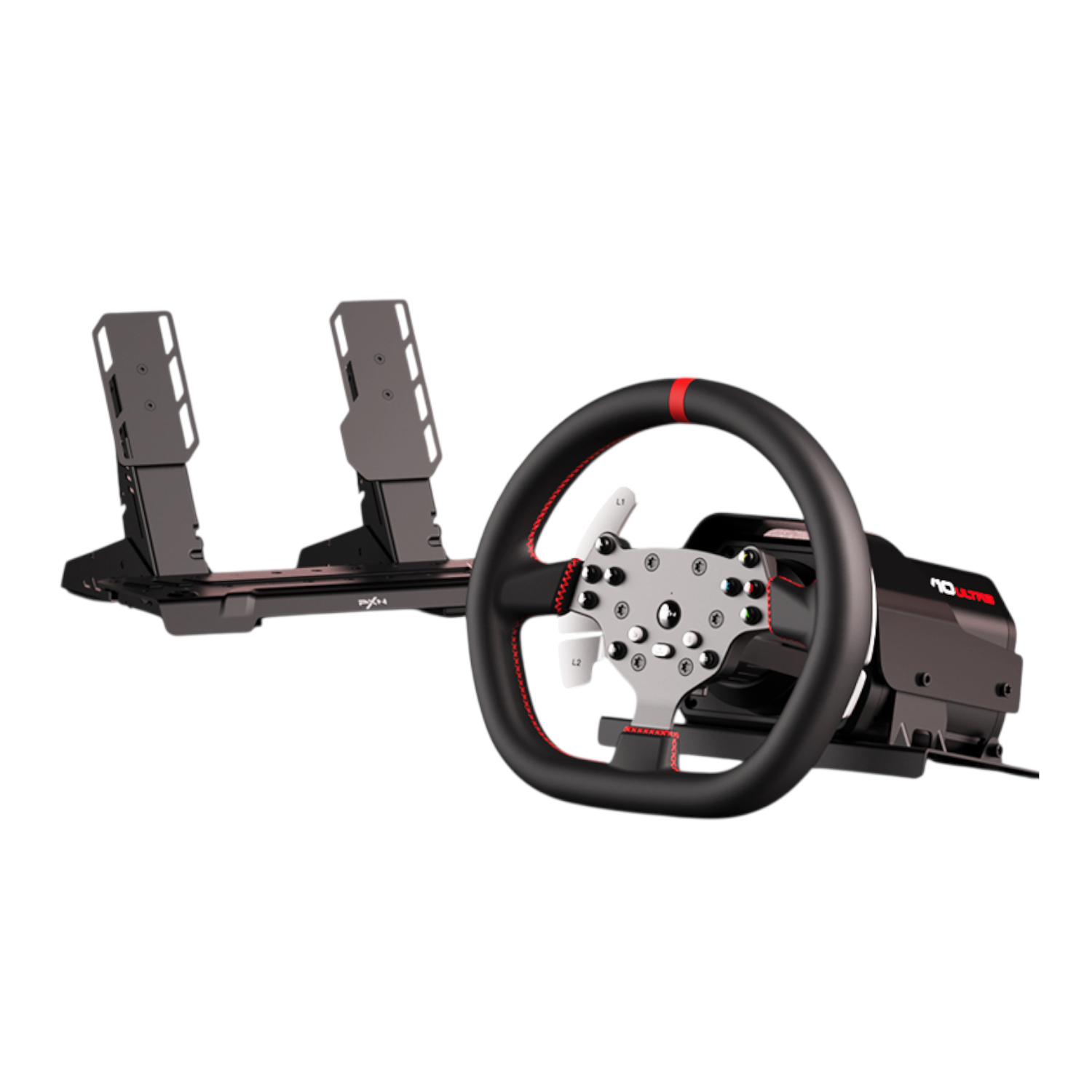 PXN V10 Ultra 270/900 degree 3.2nm Direct Drive steering wheel with 2-pedals/shifter