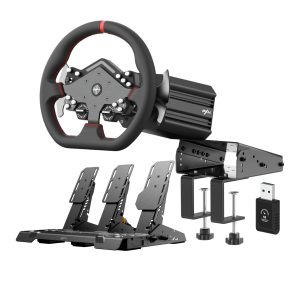PXN V12 Lite Direct Drive Bundle 6nm FFB, WDS drive racing wheel, DDL Base, PD HM Pedals, Z9 Desktop Clamp Plus, N5