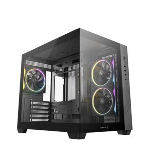 DeepCool CG330 3F mATX ARGB Gaming Chassis Black