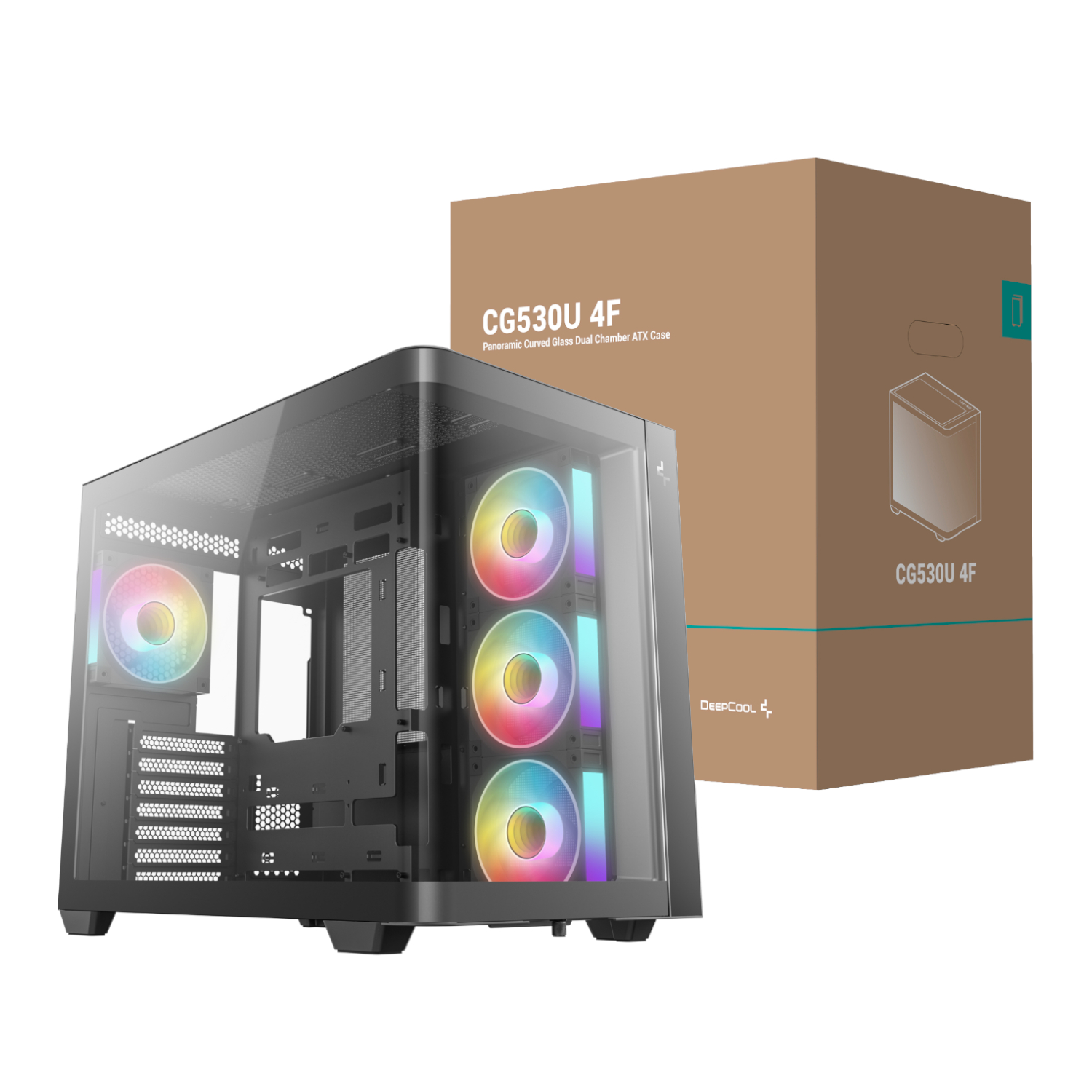DeepCool CG530U 4F ATX Gaming Chassis Black