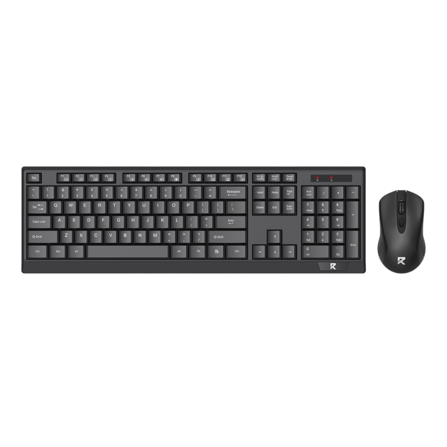 REDRAGON Wireless Keyboard and Mouse Combo - Black
