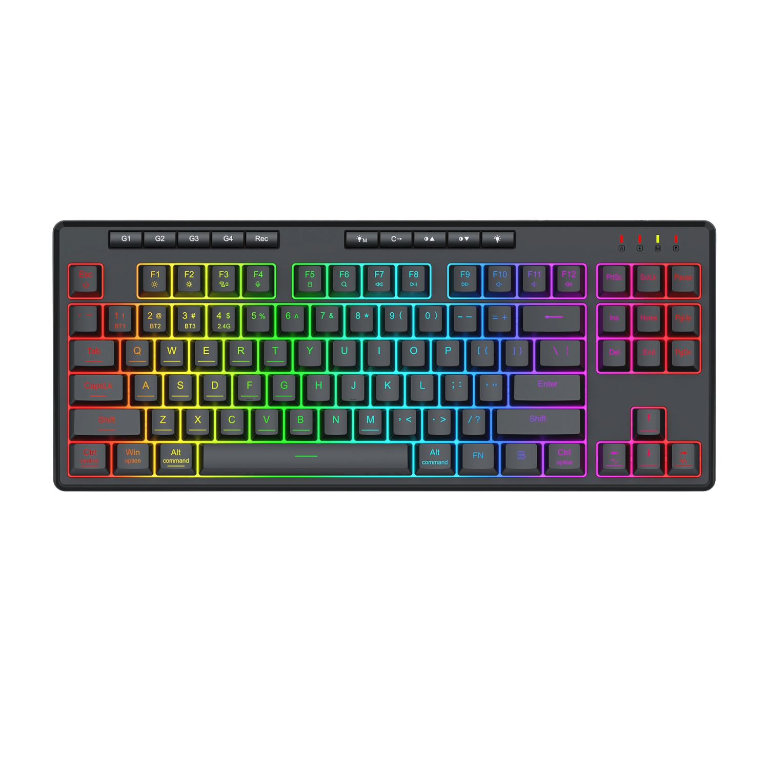Redragon SHIVA PRO 87 Wireless keyboard - Black