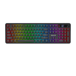 REDRAGON VOLCANO PRO Wireless Membrane Gaming Keyboard - Black