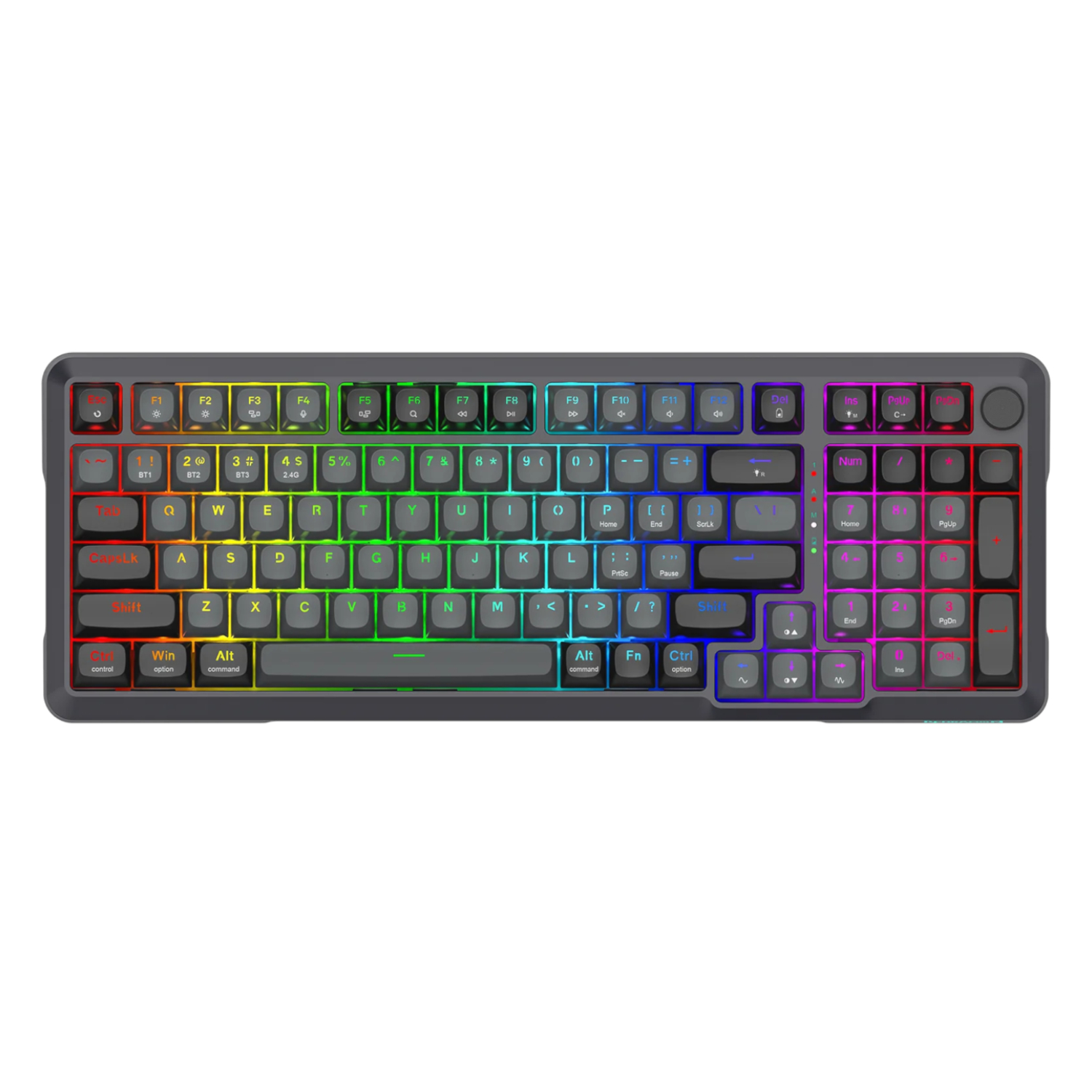 REDRAGON BRAGI PRO Wireless Mechanical Keyboard RGB 98key Design - Black