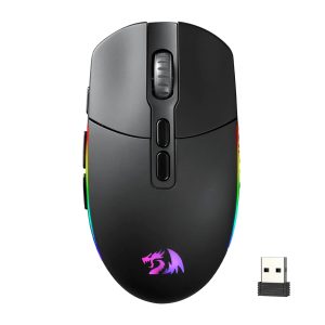 REDRAGON INVADER PRO 10000DPI Wireless Gaming Mouse - Black