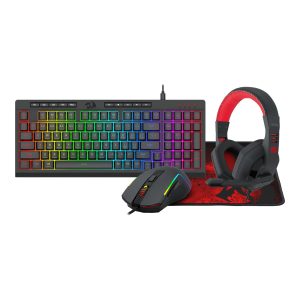 REDRAGON 4IN1 Gaming Combo K515-RGB + H120 + M616-RGB + P016