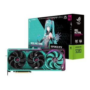 ASUS Nvidia Geforce RTX 5080 ROG ASTRAL OC 16GB GDDR7 MIKU EDITION Graphics Card