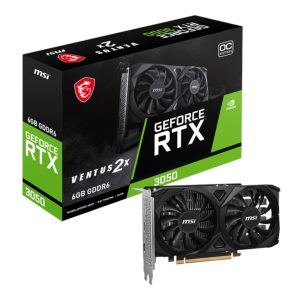MSI Nvidia GeForce RTX 3050 Ventus 2X E 6G OC GDDR6 96-BIT Graphics Card