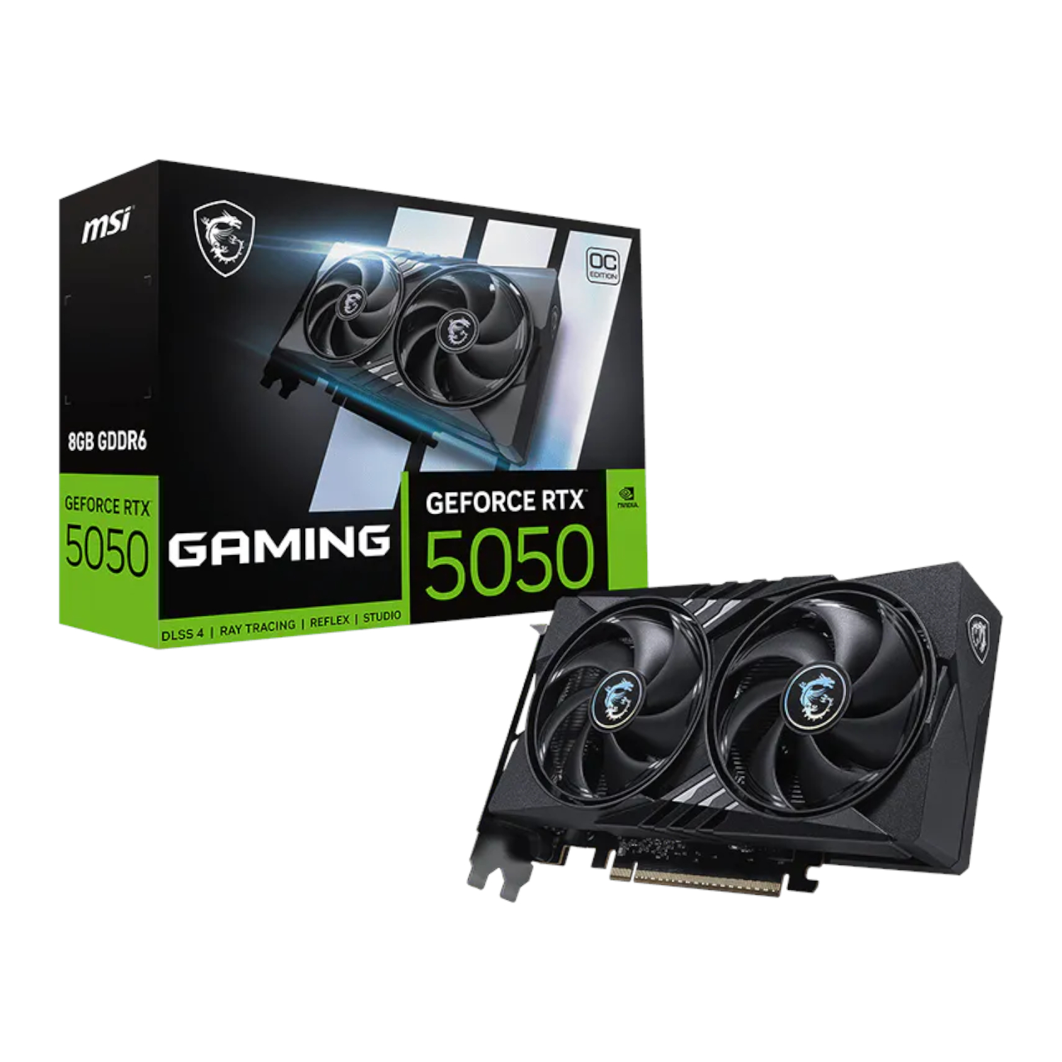 MSI Nvidia GeForce RTX 5050 GAMING 2X OC 8GB Graphics Card