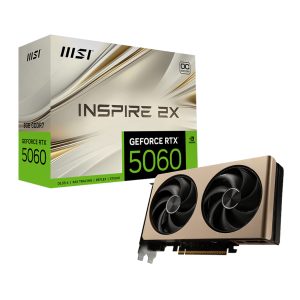 MSI Nvidia GeForce RTX 5060 INSPIRE 2X OC 8GB Graphics Card