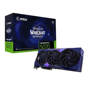 MSI Nvidia GeForce RTX 5070 World of Warcraft WIDNIGHT VOID Edition OC 12GB GDDR7 Graphics Cards