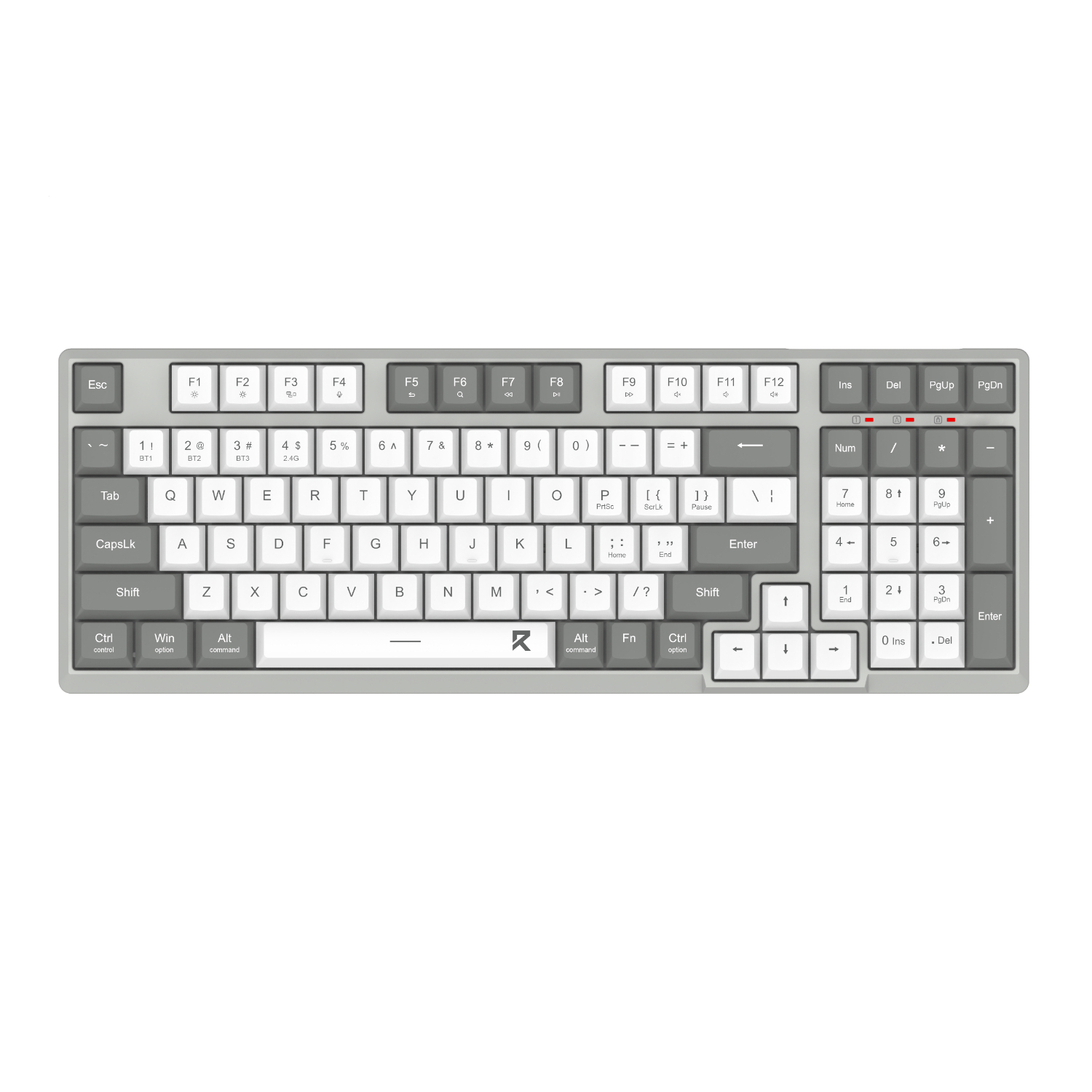 REDRAGON Wired Scissor key structure Keyboard - Black and White