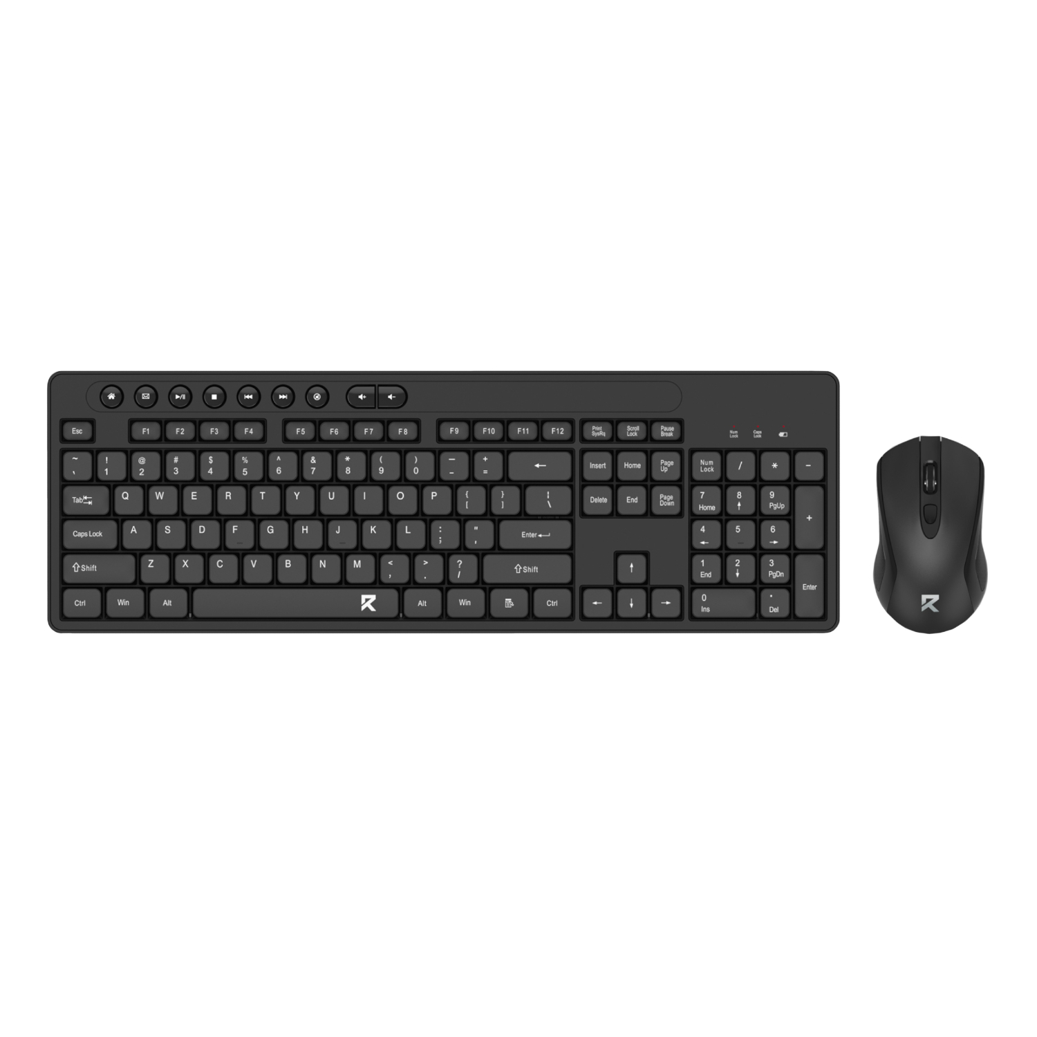 REDRAGON Wireless Keyboard and Mouse Combo - Black