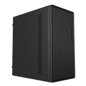 FSP S120 M-ATX Small Tower Desktop Chassis - Black