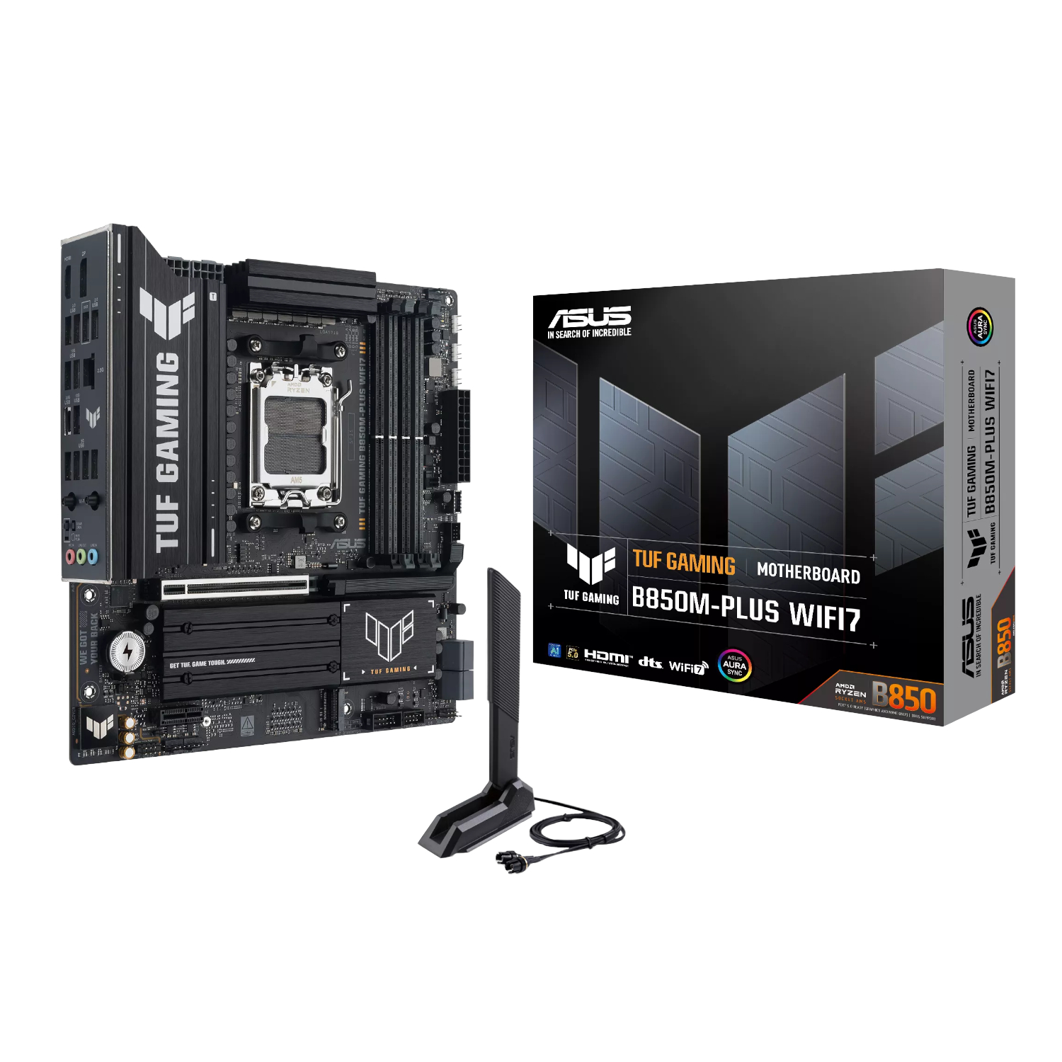 ASUS TUF Gaming B850M Plus WiFi AM5 ATX Gaming Motherboard